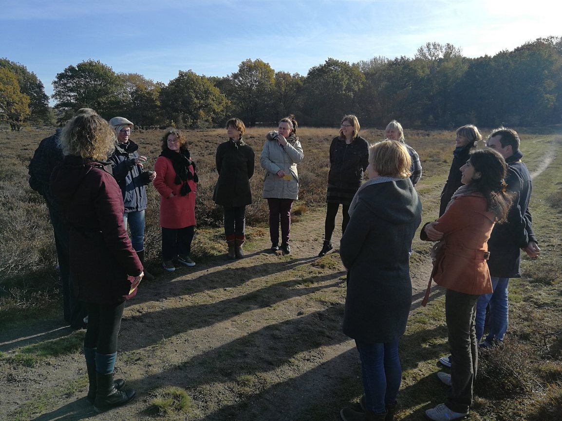 werkiplaats in het bos